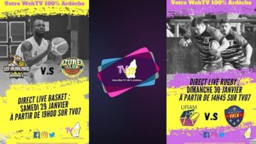 Bande Annonce du weekend sports sur TV07 (29/30 Janvier 2022)