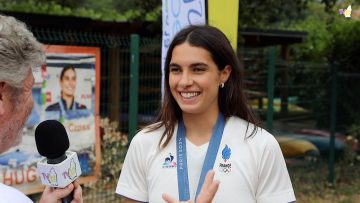 TV07 : Angèle Hug, vice-championne olympique, de retour en Ardèche